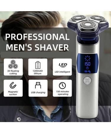 Rechargeable Electric Razor for Men | Intelligent Wet Dry Beard Trimmer & Shaver - Buy Online on GoSupps.com