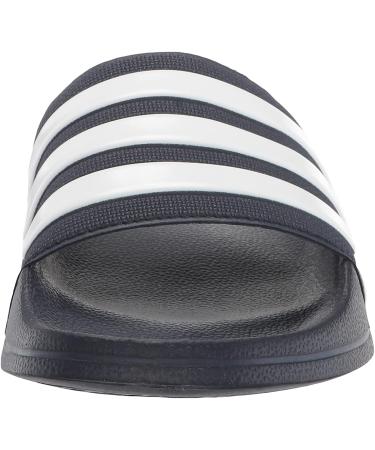 Adidas Men's Adilette Shower Slide Sandal 10 - Legend Ink/White - Buy Online on GoSupps.com