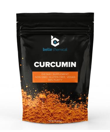 98% Pure Curcumin Powder (98% Curcuminoids) (1 Pound)
