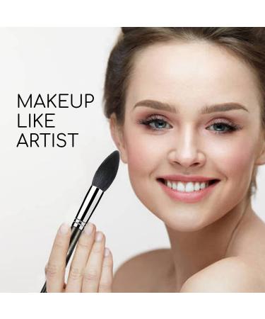 ENERGY Highlighter Brush - Professional Tapered Blush & Makeup Brush for Highlighting & Contouring - Premium Goat Hair Ideal for Loose & Compact Powder - Buy Online on GoSupps.com