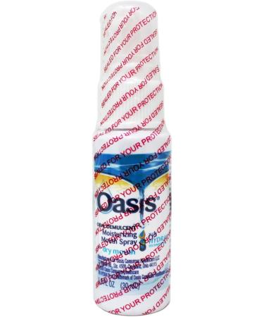 Oasis Moisturizing Mouth Spray for a Dry Mouth Mild Mint Flavor 1 FL OZ - 2 Pack - Buy Online on GoSupps.com