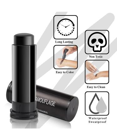 Yeweian Eye Black Stick for Sports - Baseball, Football, Lacrosse - 1 PC - Perfect for Kids and Athletes - Halloween Cosplay Parties - Game Face Painting Stick - Buy Online on GoSupps.com