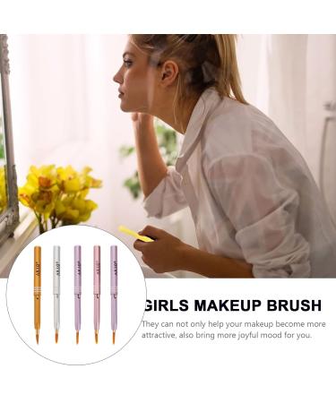 FRCOLOR Retractable Lip Brush Set - 15 Pcs Double-Ended Makeup Tool for Lipstick & Lip Gloss - Assorted Colors - Buy Online on GoSupps.com