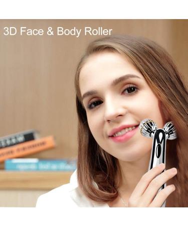 Buy SUNMAY 3D Face Roller - Microcurrent Facial Massage & Skin Tightening Massager for Double Chin Removal - Silver Edition - Buy Online on GoSupps.com