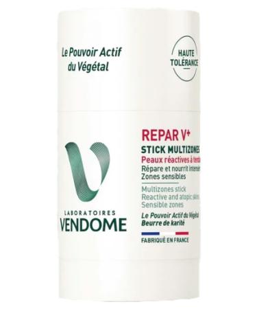 Laboratoires Vend me LABORATOIRES VEND ME - REPAR V+ - Multi-zone Stick - Face & Body - Repairs & Nourishes Sensitive Areas - Enriched with Shea Butter Arnica & Jojoba - Reactive and Atopic-Prone Skin - 50g