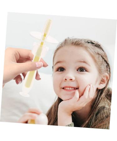Minkissy 4-Piece Baby Toothbrush Set | Silicone Travel Toothbrush & Pet Toothbrush | Soft Fur Baby Mouth Cleaner for Newborns & Children - Buy Online on GoSupps.com