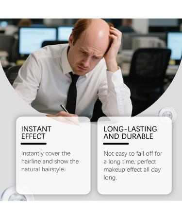 Teegxddy 1 Piece Hair Covering Cream Natural Root Cream 50 ml Scalp Concealer Hair Root Covering Filler Cream Water Resistant Long Lasting for Full Looking Hair Black - Buy Online on GoSupps.com