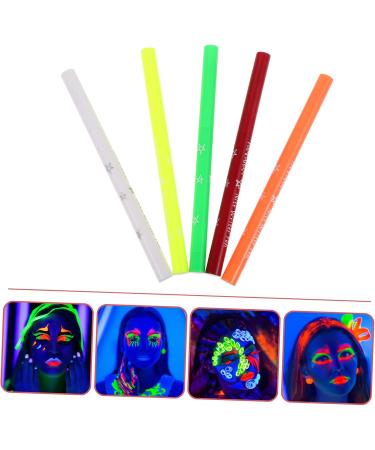 DRESSOOS 5pcs Halloween Paint Pen Fluorescence Eyeliner Eye Liner Fluorescence Liner Eyeliner Pencil Plastic - Buy Online on GoSupps.com