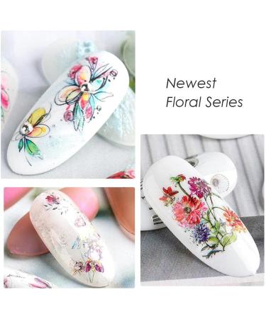 Aeromdale Nail Art Stickers (24pcs) - DIY Nail Decals & Tip Decor for Manicure - International Shipping Available - Buy Online on GoSupps.com