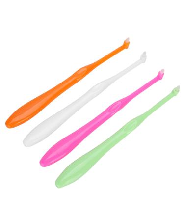 Verdant Touch orthodontic toothbrush jaw -friendly toothbrush 4 pieces soft little interdental cleaner cleaner for dental floss cleaning