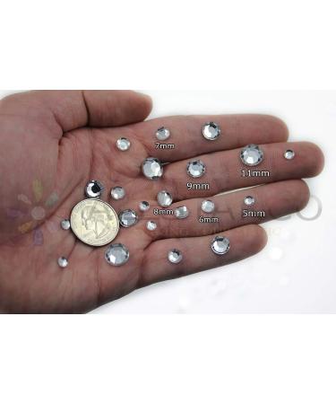 1000PCS 7mm SS34 Red Ruby Acrylic Rhinestones for Jewelry & Face Painting - Buy Online on GoSupps.com