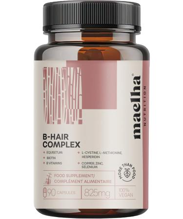 B-Hair Complex | Compl ment base de biotine et de vitamine B pour les cheveux | 90 capsules | 100% v g talien - Buy Online on GoSupps.com