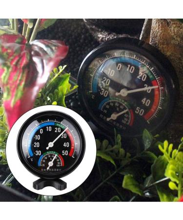 Reptile Thermometer Hygrometer 2 in 1 Reptile Terrarium Temperature Hygrometer Dial Gauges Reptile Thermometer for Lizard Tortoise Spider - Buy Online on GoSupps.com
