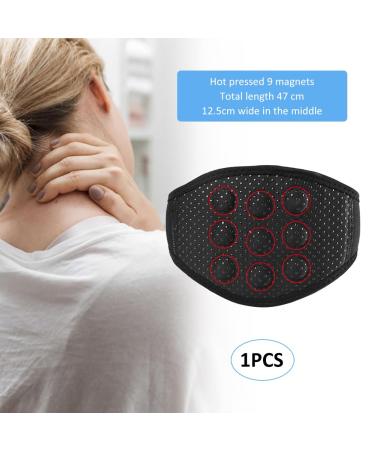 Self-Heating Neck Bandage | Magnetic Therapy Neck Warmer & Support | Winter Neck Protection for Pain Relief with 9 Magnets - Buy Online on GoSupps.com