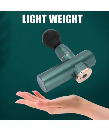 Massage Gun Deep Tissue Massager | Electric Back Massager Handheld for Full Body Muscle Relief - Perfect for Athletes (Green) - Buy Online on GoSupps.com