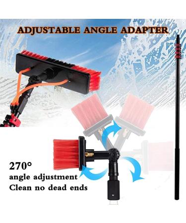 Telescopic Rod Water-Bearing Window Cleaning Rod Window Cleaner with Telescopic Handle for Window Glass Wall photovoltaic Panel Cleaning 36FT/10.8M - Buy Online on GoSupps.com