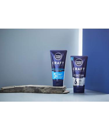 Beiersdorf NIVEA MEN Hair Gel with SemiMatte Finish Easy Hair Styling with Strong Grip Hair Gel for Men with Vitamin E Artisan Stylers Defining Styling Gel 150 ml - Buy Online on GoSupps.com