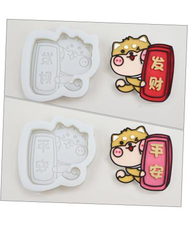 NUOBESTY 4 Pcs Shiba Inu Drawing Stencil Silicone Molds De Para Gelatinas Handmade Craft Mold Crystal Plaster - Buy Online on GoSupps.com