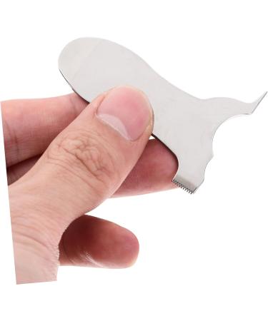 Angoily Cosmetic Bottle Labels Stainless Steel Alphabet Eyelash Brush Assistant Curling Eyelash Comb (Silver T) Tools Supplies Letter Silver Hair Beads - Buy Online on GoSupps.com