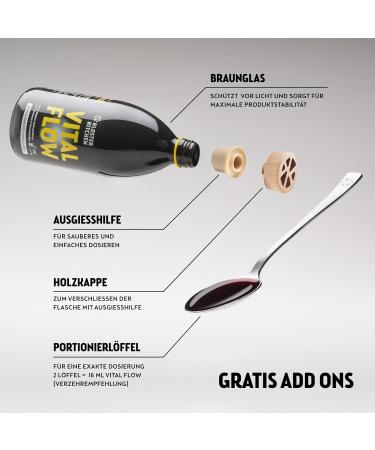  Kloster Kitchen Kloster Kitchen Vital Flow Micronutrient Concentrate | 3 x 500 ml 3 months 74 ingredients | Fruits vegetables and herbs Vitamins minerals and trace elements | Micronutrient liquid juice - Buy Online on GoSupps.com