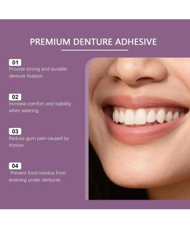 Denture Adhesive 40g Repair Pad and Sealant Denture Fixative For Daily Use by Women and Adults with Full or - Buy Online on GoSupps.com