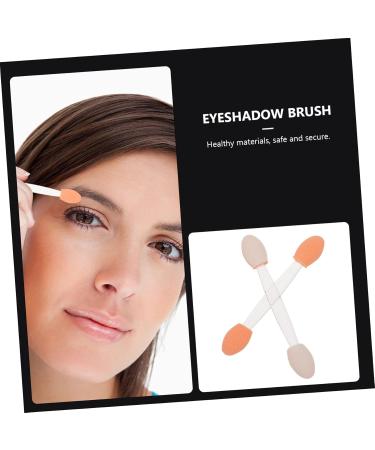 Hemoton 300 Pcs Double Ended Eyeshadow Brush Cosmetic Applicator Eyeshadow Stick Sponge Brush Tipped Oval Makeup Tool Cosmetic Tool Dual-side Latex Sponge Makeup Brush - Buy Online on GoSupps.com