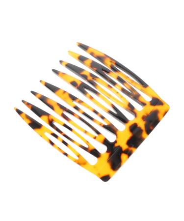 minkissy Hair Comb Slides Hair Comb Combs French Side Comb Hair Side Comb Clips for Women Acetate Sheet Bride Vintage Hair Accessories Hair Comb Clips