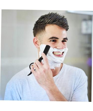 Minkissy 2-Pack Metal Hairdresser Shaving Razors - Ergonomic Double Ring Barbershop Razor with Stainless Steel Blades for Effortless Grooming - Buy Online on GoSupps.com