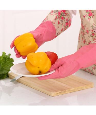SEPTAM Cleaning Gloves Kitchen Cleaning Gloves Home Work Rust Proof Hand Protection Long Sleeve Work - Buy Online on GoSupps.com