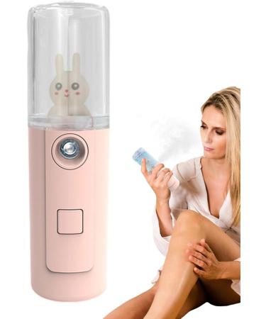 Face Steamer - Portable Ionic Mist Sprayer Face Facial Sprayer for Skin Care Refreshing Revitalizing & Soothing - Face Steamer for Daily Use Tmay L8-little Pink Rabbit - Buy Online on GoSupps.com