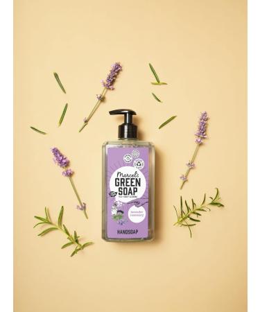Marcel's Green Soap Lavender & Rosemary Hand Soap - 100% Vegan Eco-Friendly & Biodegradable - 250ml (3-Pack) - Buy Online on GoSupps.com