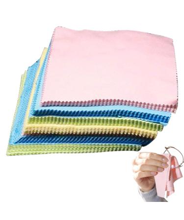 Pomrone glasses cleaning cloths 100 pieces of microfiber cleaning towels for glasses |Lint -free glasses cleaning cloth for lentils screens cameras glasses cell phones