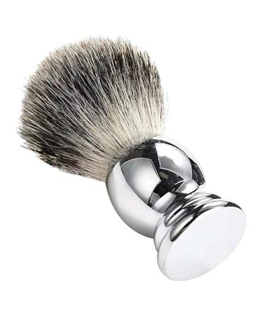 FIOERDTUIE Wide Application Metal Handle Shaving Brush with Badger Hair Badger Hair Shaving Brush Shaving Brush for Men Beard Brush