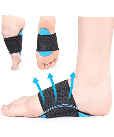 FRCOLOR 2 Pairs Arch Support Insoles - Foot Protective Pads & Sole Cushions for Ultimate Comfort - Black Foot Care Supplies - Buy Online on GoSupps.com