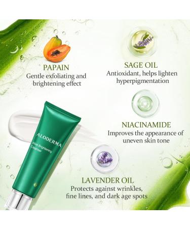 Aloderma Aloe Cleanser Set 2 Pieces - Hydrating Cleanser Brightening Cleanser - Buy Online on GoSupps.com