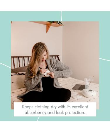 Motif Medical Disposable Nursing Pads - 60 Pack, Natural and Breathable Material, High Absorbency and Leak Protection, Adhesive Strips included - Buy Online on GoSupps.com