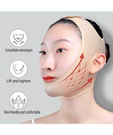 Compression strap for face liposuction chin neck slimming double chin super elastic V Face Line sculpting liposuction for adult women L - Buy Online on GoSupps.com