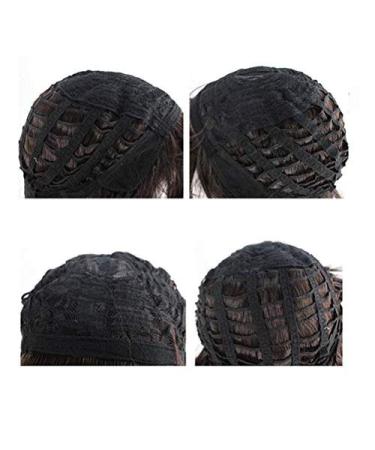 BGHJUE Long Curly Wig - Big Wave Invisible Seamless Full Wig Set in Medium Brown & Dark Brown | Shop Internationally - Buy Online on GoSupps.com