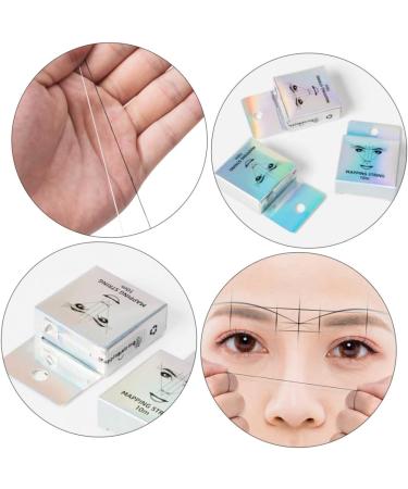 Mipcase 2pcs Eyebrow Positioning Line Digital Ruler White T Tool Eyebrow Mapping Ruler Make up Reliable - Buy Online on GoSupps.com