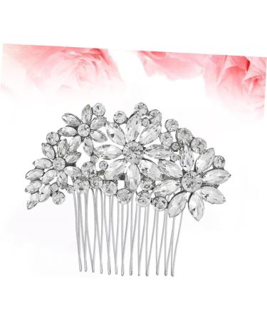 Didiseaon Strawberry Magnets Bridal Hair Clip Wedding Hair Comb Green Faux Fur Scrunchies Crystal Hair Comb Pearl Hair Clip Rhinestone Hair Comb Pearl Veil Bride Accessories Alloy - Buy Online on GoSupps.com