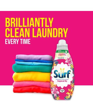 Surf Tropical Lily Laundry Liquid 24 Washes 648ml - Buy Online on GoSupps.com