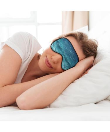 Deep Blue Sea Unisex Adjustable Blackout Sleep Eye Mask - Perfect for Home Travel Yoga & Office Naps - Buy Online on GoSupps.com