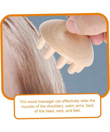 Fomiyes Household Cupboards Beech Wood Massage Set - Mushroom Head Massage Cups for Neck & Lymph Care | Perfect for Travel - Buy Online on GoSupps.com