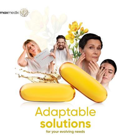 Evening Primrose Oil 1000mg Softgels | 6 Months Supply | Cold-Pressed | Omega 6 & 9 Fatty Acids | Supports Healthy Cholesterol Levels | 180 Count - Buy Online on GoSupps.com