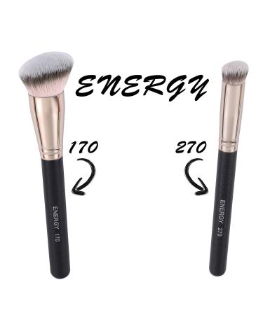 Energy Large Angled Foundation Brush - Flat Top Liquid Makeup Brush for Women | Perfect Gift | 30g - Buy Online on GoSupps.com
