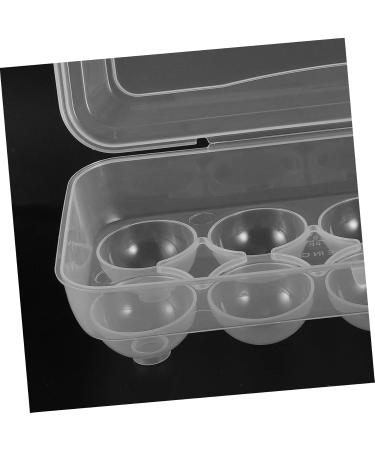 Zerodeko Egg Rack Container with Lid Eggs Pallets Fridge Countertop Egg Holder Egg Boxes Egg Carton Camping - Buy Online on GoSupps.com