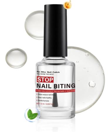 Anti-Bite Nail Polish - 12ml Natural and Safe Coating | Prevention of Nail Biting Habits - for Nail Care and Growth and for Thumb Sucking Habits - Buy Online on GoSupps.com
