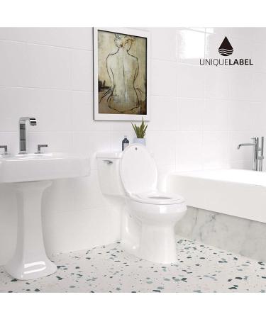 Round Slow Close Toilet Seat with Integrated Magnetic Toddler Seat - Easy Clean, Never Loosen - White (16.5 Round) - Buy Online on GoSupps.com