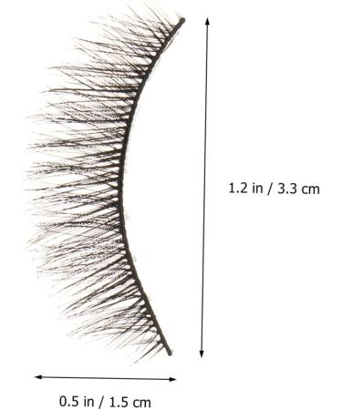 minkissy 15 Pairs Short False Eyelashes Reusable Eyelashes False Eyelashes Wispy Eyelashes Fake Cosmetic Eyelashes Lashes Stage Eyelash Artificial Fiber Manual Accessories 3d - Buy Online on GoSupps.com