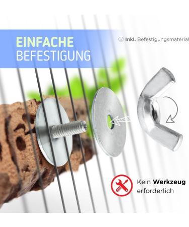 Vogelgaleria 4x Cork Picking Stones for Birds Premium Budgie Accessories | Natural Alternative to Limestone & Sepia Shell - Buy Online on GoSupps.com